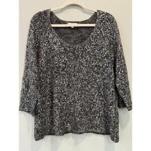 Eileen Fisher Crew Neck Sweater; Size Large